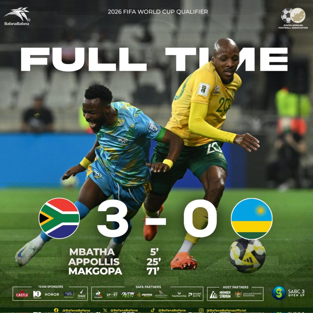 South Africa Qualifies For FIFA World Cup After 15-Year Wait