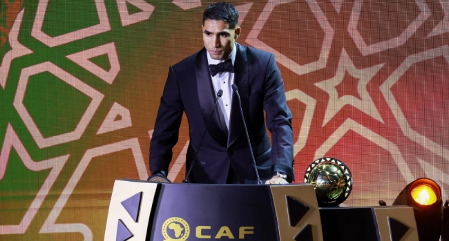 PSG’s Hakimi Named African Footballer of The Year